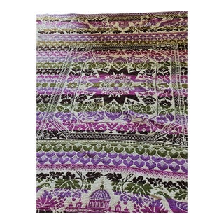Mid-1800s Jacquard Coverlet For Sale
