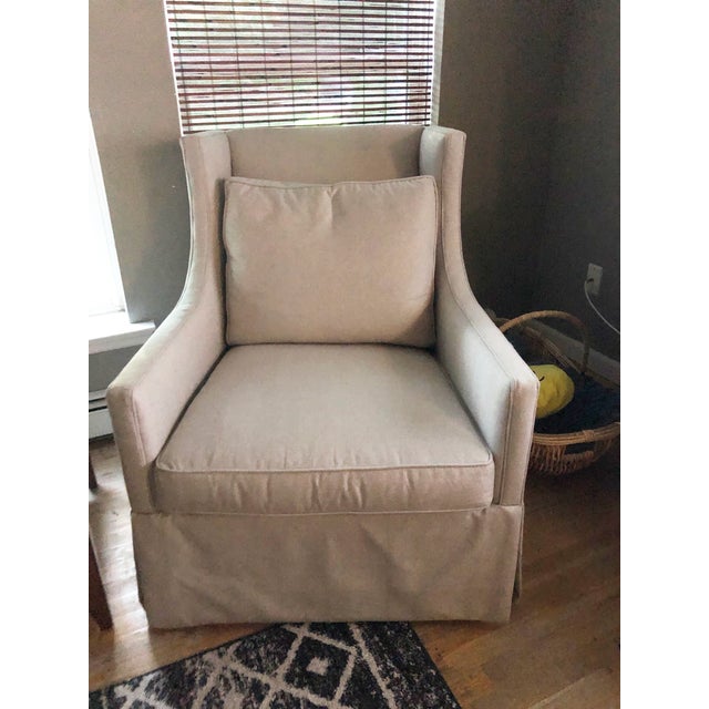 Lillian August Harper Swivel Chairs - a Pair | Chairish
