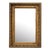 Ornate Gold Mirror Hand-Carved Wood Frame For Sale