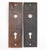 1880s Norwalk Bronze Door Knob & Plate Set For Sale - Image 6 of 9
