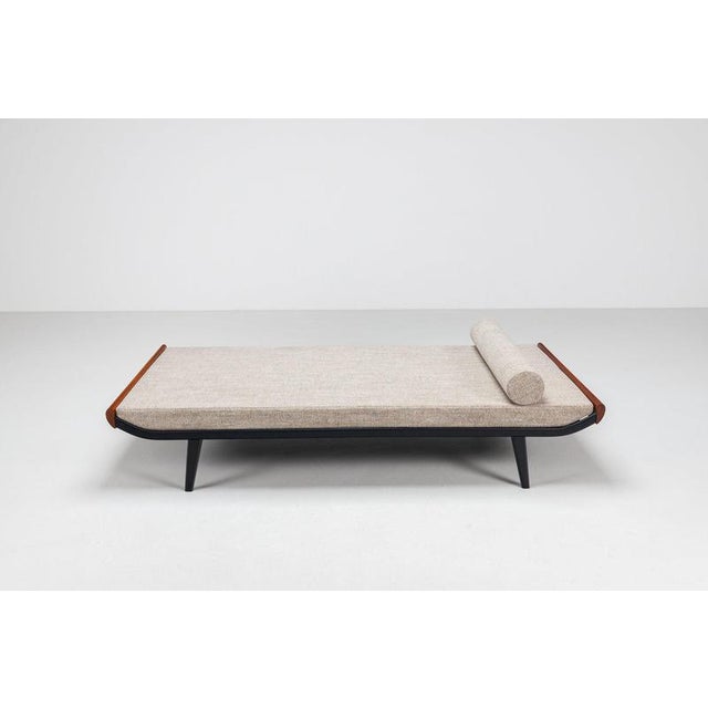 Auping Cleopatra Daybed in Melange Fabric by Dick Cordemeijer for Auping, Netherlands, 1954 For Sale - Image 4 of 14