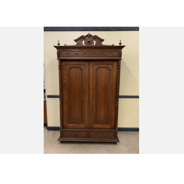 Antique Gründerzeit Wardrobe, 1880 For Sale - Image 9 of 9