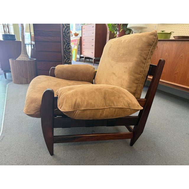 Jean Gillon Brazilian Jacaranda Wood Easy Chair Designed by Jean Gillon C1960s For Sale - Image 4 of 14