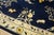 1880s Blue Navy Open Field Chinoiserie Pattern Antique Chinese Peking Rug For Sale - Image 11 of 12
