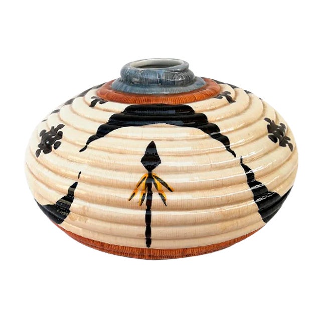 Vintage Italian Vase by Ceramic A, 1972 For Sale