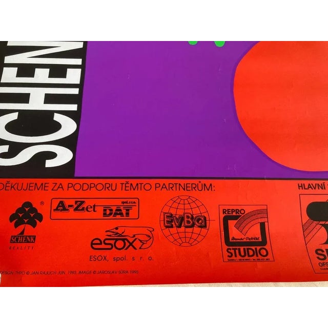 Volleyball Poster, Czechoslovakia, 1993 For Sale - Image 3 of 7