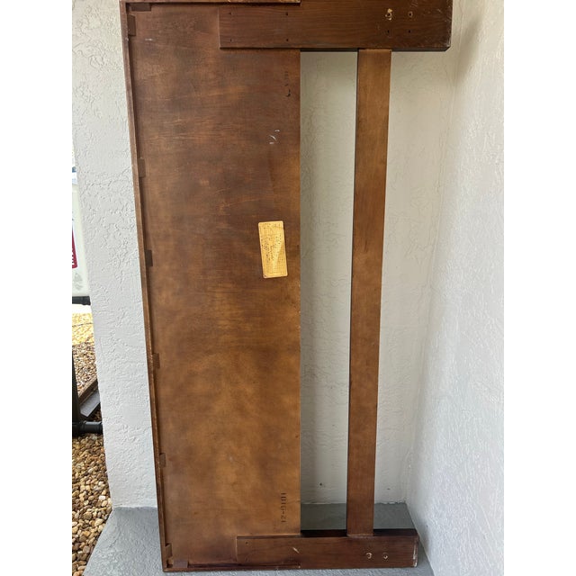 1970s Henredon Scene-One Campaign Style King Size Headboard For Sale - Image 5 of 6