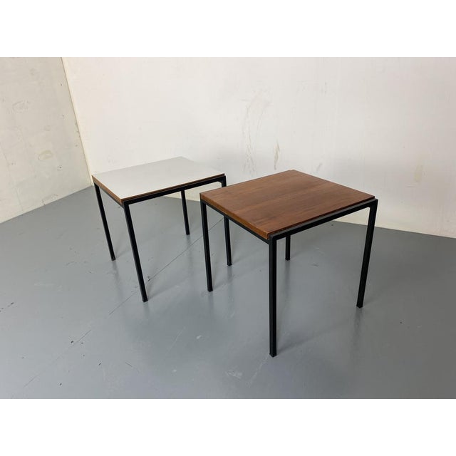 Mid-Century Modernist Side Tables from Pastoe, 1950s, Set of 2 For Sale - Image 17 of 18