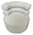 Modern Boucle Swivel Accent Chair For Sale