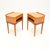Mid-Century Modern Vintage Swedish Elm Bedside Tables, 1950s, Set of 2 For Sale - Image 3 of 11