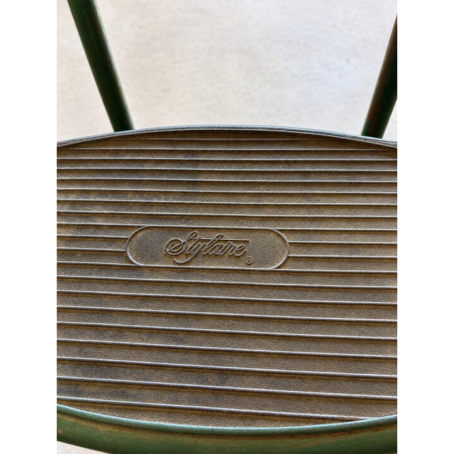 1950s Vintage Stylaire Green Folding Chair – Mid-Century Modern For Sale - Image 5 of 6
