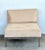 Almond Vintage Minimalist Chrome Base Lounge Chair For Sale - Image 8 of 12