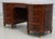 Age: Approx: 20 Years Old Details: Mahogany Brass Capped Feet High Quality Construction Large Impressive Desk Nice Inlay...