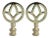 Brass Lamp Finials - a Pair For Sale