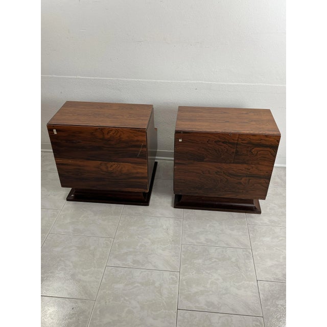 1970s Vintage Italian Bedside Tables, 1970s, Set of 2 For Sale - Image 5 of 13