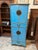 Asian Chinese Inspired Cerulean Wedding Cabinet For Sale - Image 3 of 12