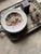 Brown Vintage Pomona Windsor Ware 8” Soup Bowls | Johnson Bros England | c.1940–1950 | Set of 7 Hand-Colored Earthenware For Sale - Image 8 of 12