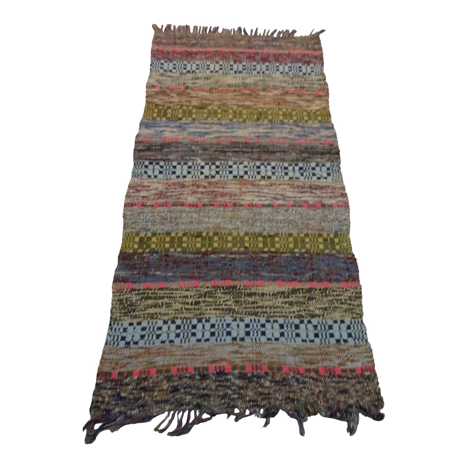 Rag Rug Swedish Mid Century | Chairish