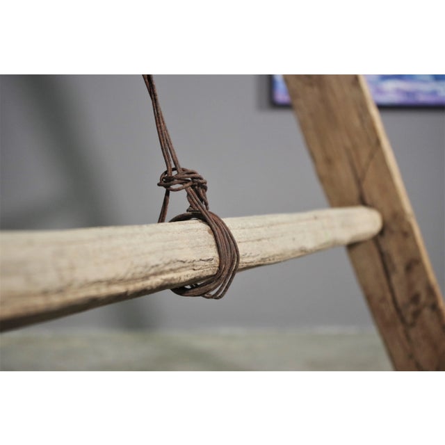 Fir & Beech Wood Ladder For Sale - Image 13 of 14