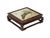 Asian Square Dream Stone Inlaid Rosewood Slender Legs Display Stand For Sale - Image 3 of 10