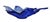 Stunning hand-blown Lavorazione Arte Murano cobalt blue glass bowl featuring a petal or flower-like design. This piece is...