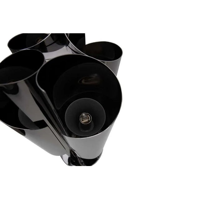 Gold Table Lamp in Polished Brass For Sale - Image 8 of 11