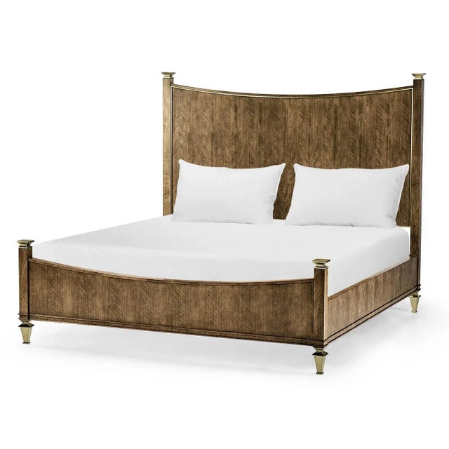 European Classic Walnut Bed - King For Sale In Greensboro - Image 6 of 6