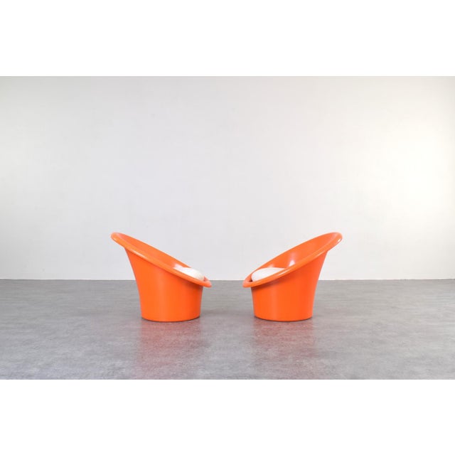 Mid-Century Modern Skopa Lounge Chairs by Ole Gjerløv-Knudsen and Torben Lind for Ikea, 1970s, Set of 2 For Sale - Image 3 of 18