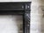 Stone 19th Century French Napoleonic Black Marble Fireplace For Sale - Image 7 of 9