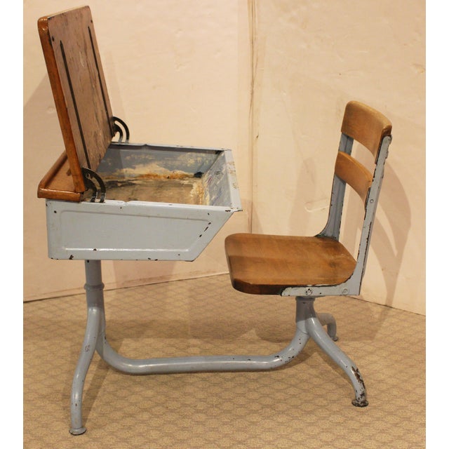 Mid-20th Century American Seating Company Child's School Desk For Sale - Image 15 of 16