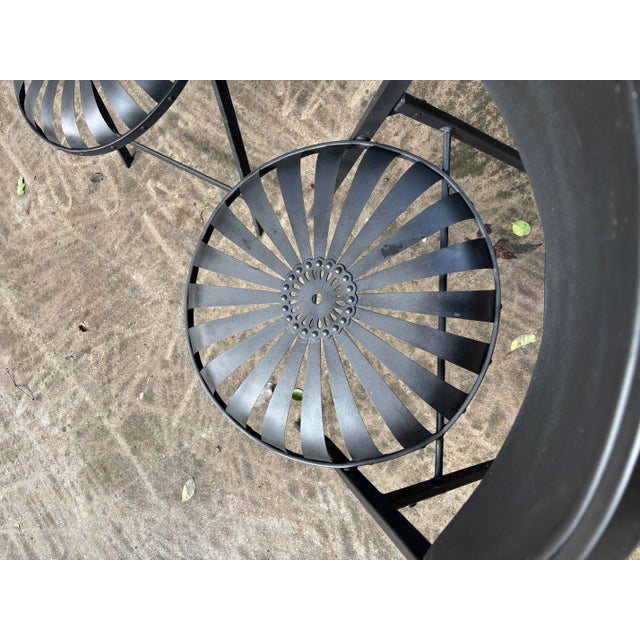 Francois Carre Francois Carre Vintage Folding Patio Chairs- A Pair For Sale - Image 4 of 5