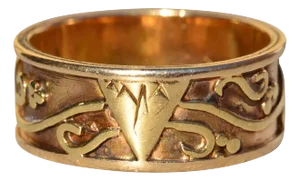 The Holyrood: Ladies 14K Handmade Yellow Gold Eternity Band