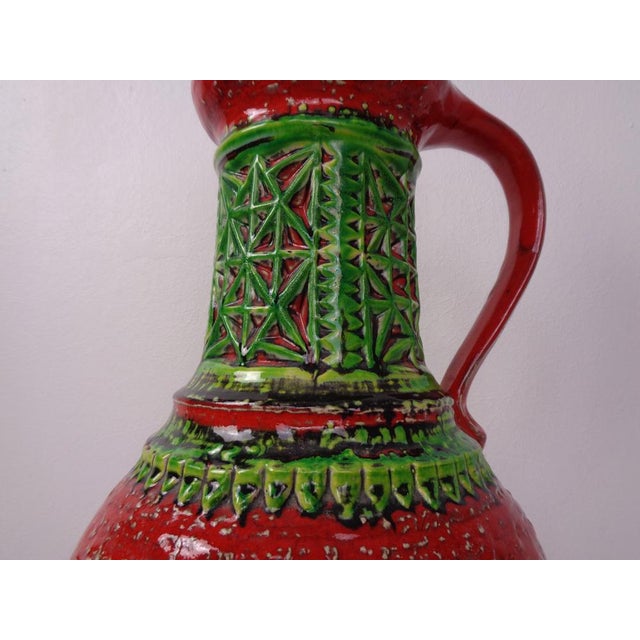 Large Pop Art Ceramic Vase from Jasba, 1970s For Sale - Image 18 of 18