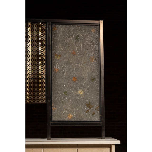 Mid-Century Decorative Japanese-Inspired Screen Cabinet For Sale In Chicago - Image 6 of 9