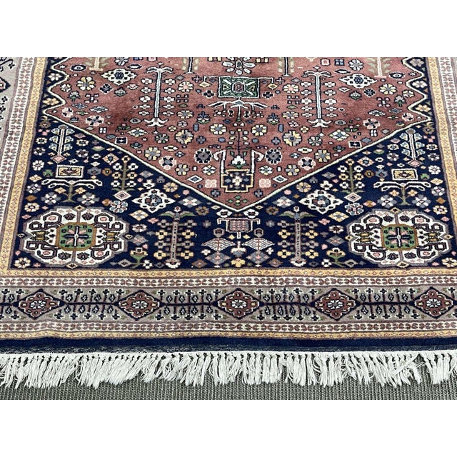 Middle Eastern Handmade Wool Rug For Sale - Image 3 of 7