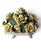 vintage Italian Capodimonte-style porcelain floral arrangement featuring handcrafted yellow roses and green leaves set...