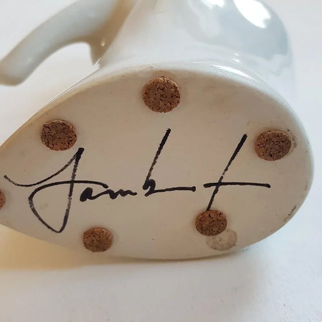 Art Ceramic Female Figurine Vase by Michael Lambert For Sale - Image 4 of 5