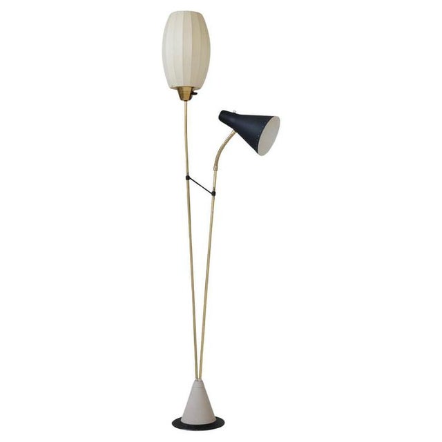 Mid-Century Floor Lamp attributed to Hans Bergström for Ateljé Lyktan, Sweden, 1950s For Sale - Image 18 of 18