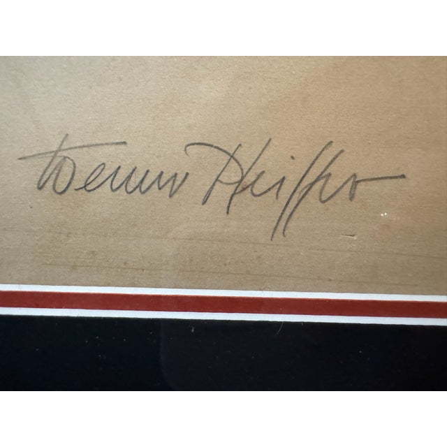 1970s Werner Pfeiffer Roller Coaster Signed Limited Edition 14/100 Abstract Framed Print For Sale - Image 9 of 11