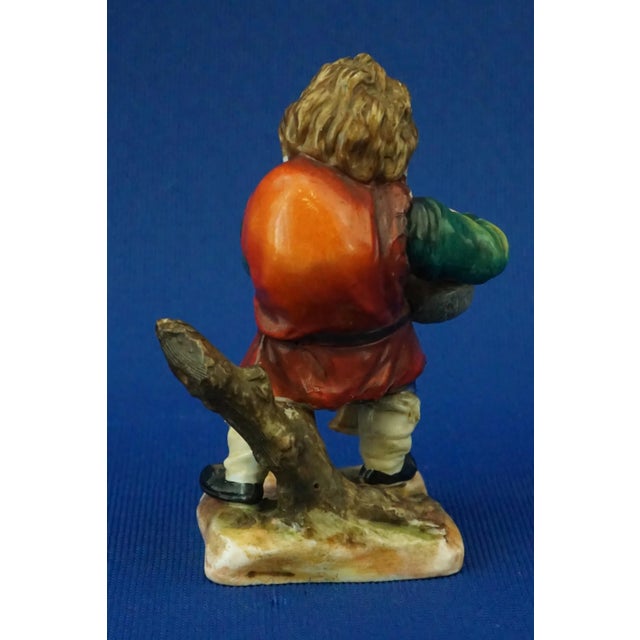 19th Century Porcelain Figurine of Caramogi from Ginori Doccia, Italy For Sale - Image 5 of 18