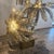 Extra Large Brass Palm Floorlamp, France. Up to 250V (Europe/UK Standard).The wiring of this item may be original and...