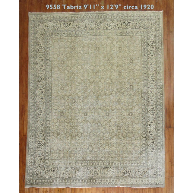 An early 20th-century Persian Tabriz room-size 9'111' x 12'9''