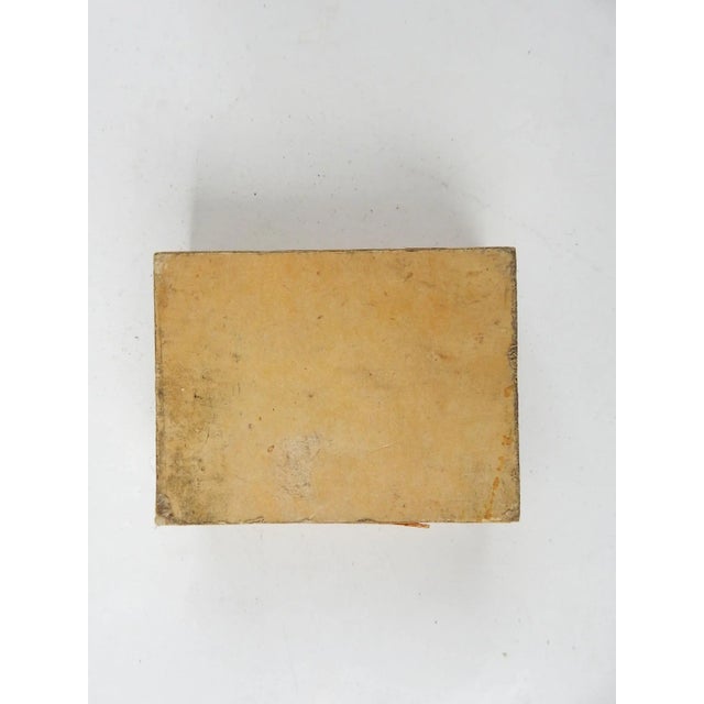 Vintage Etched Metal & Wood Print Block Nude Figures For Sale - Image 4 of 5