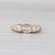 0.50ctw Diamond Enhancer Guard Ring 14k Yellow Gold Wedding Band Size 5.5 For Sale - Image 4 of 8