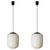 Mid-Century Pendants in Opaline Glass and Metal from Stilnovo, Italy, 1960s, Set of 2 For Sale - Image 12 of 12