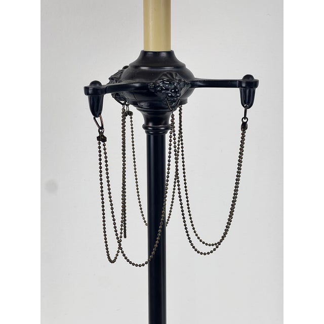 Bronze Vintage French Empire Revival Table Lamp in Oiled Bronze Finish For Sale - Image 8 of 8