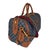 Contemporary Gucci Denim Gg Supreme Canvas and Brown Leather Duffle Bag, Spring/Summer 2022. For Sale - Image 3 of 13