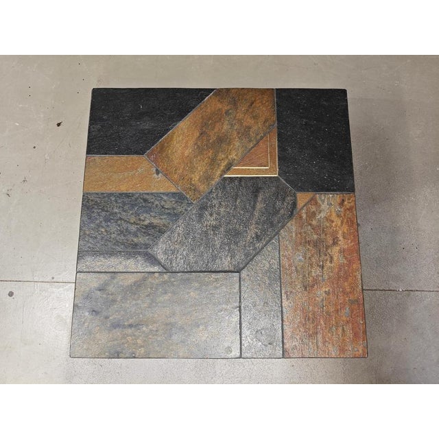 1980s Brutalist Slate Stone Coffee Table, 1980s For Sale - Image 5 of 14