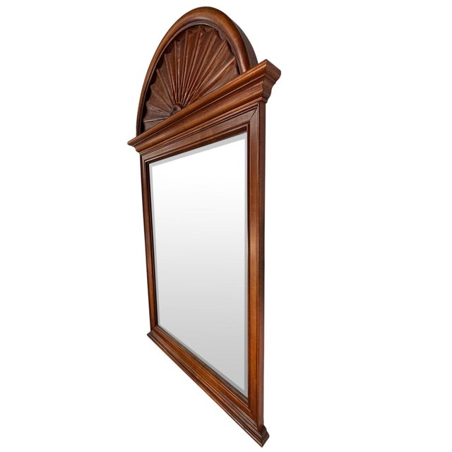 Colonial Solid Wood Sunburst Mirror For Sale In Los Angeles - Image 6 of 8