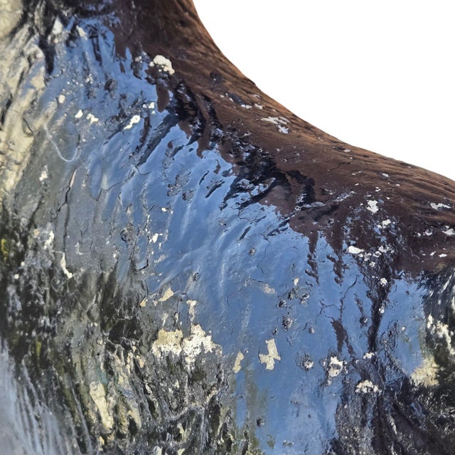 Cement Scottish Terrier Dog Statue Vintage Scotty Vintage Sculpture Black Heavy For Sale - Image 17 of 18